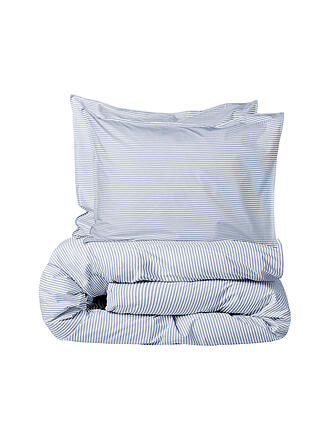 SUITE702 | Percal Bettwäsche 70x90cm/140x200cm Blue-Ecru