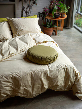 SUITE702 | Percal Ropa de cama 70x90cm/140x200cm Oliva-Crudo