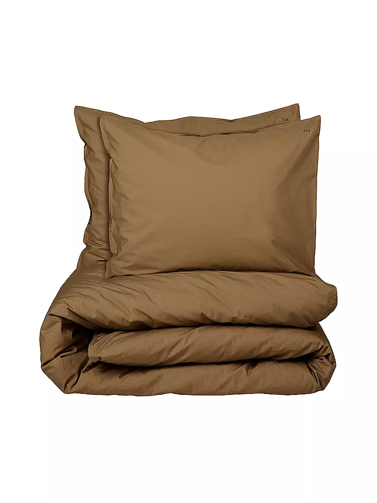 SUITE702 | Ropa de cama de percal 70x90cm/140x200cm Caqui Oro | Marrón