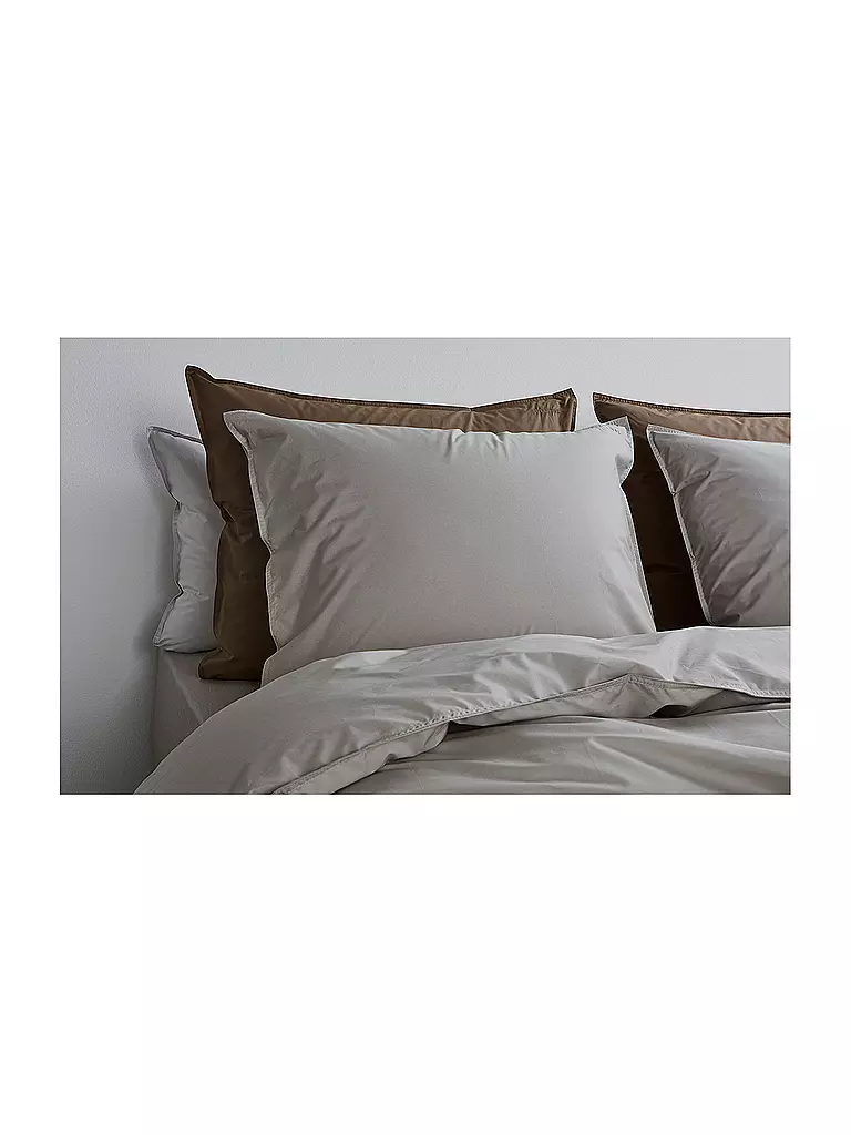 SUITE702 | Ropa de cama de percal 70x90cm/140x200cm Gris Plata | Gris claro