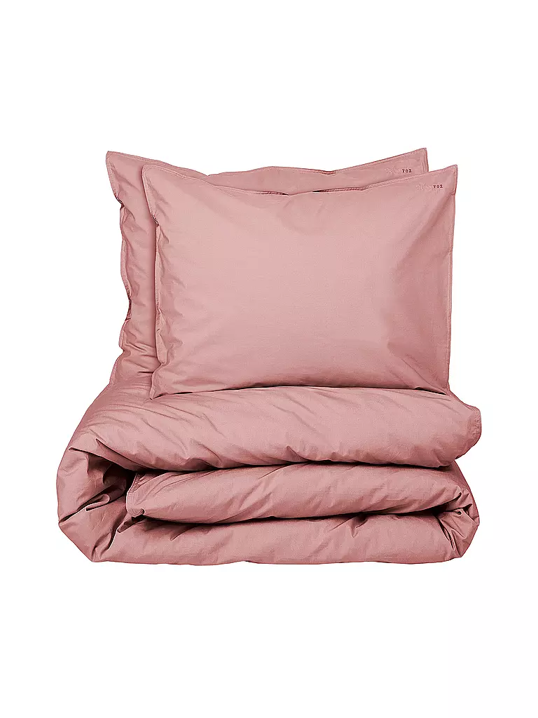 SUITE702 | Ropa de cama de percal 70x90cm/140x200cm Rosa empolvado | Rosa