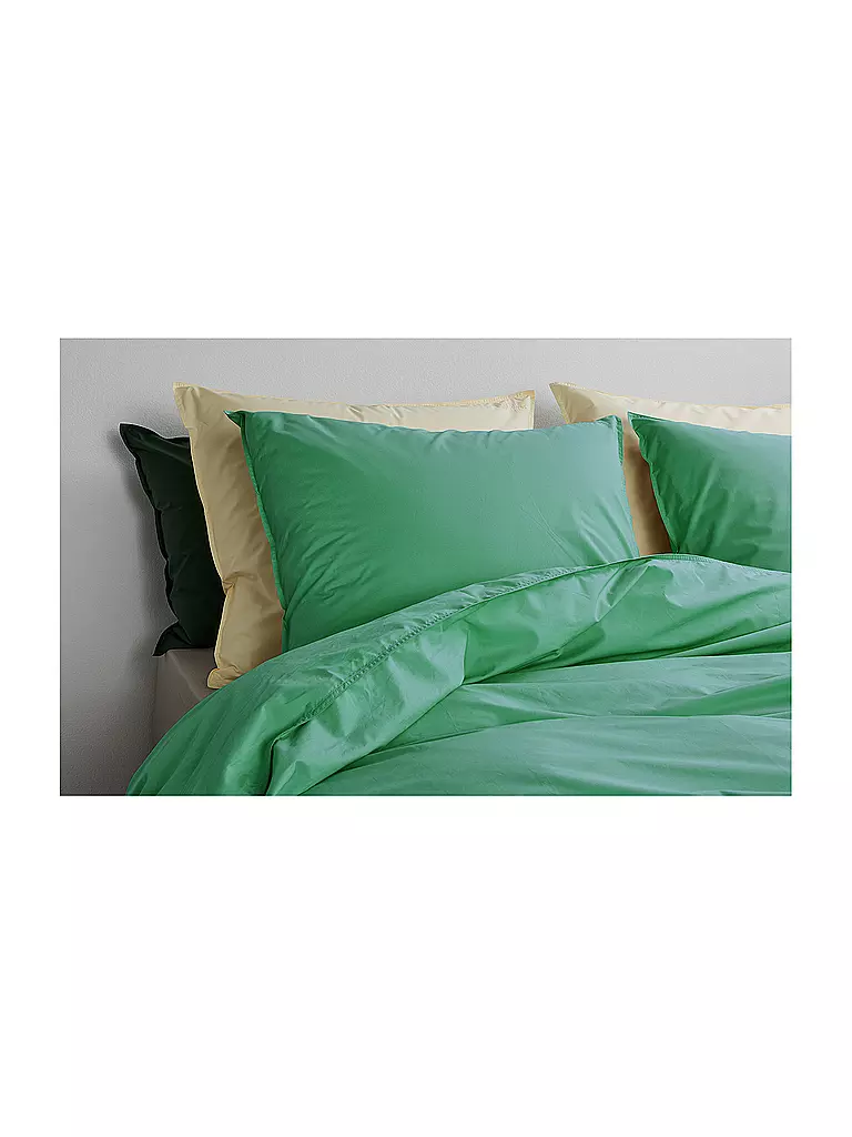 SUITE702 | Ropa de cama de percal 70x90cm/140x200cm Verde Jade | Verde claro