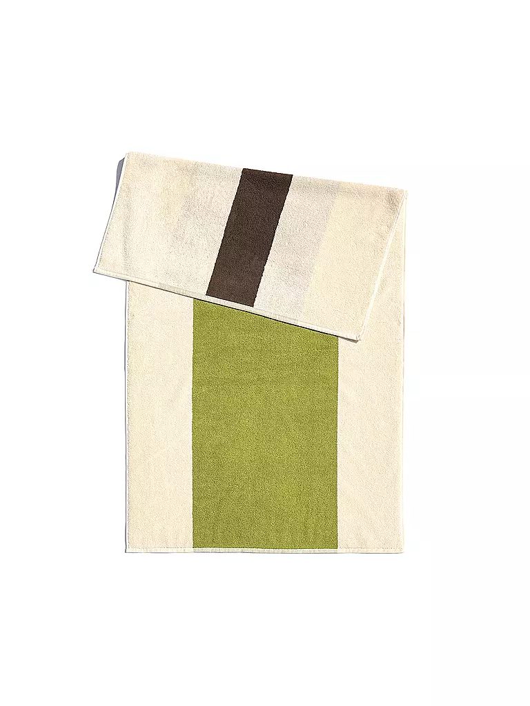 SUITE702 | Toalla 50x100cm MARTENS AND MARTENS Marrón/Lima | Verde