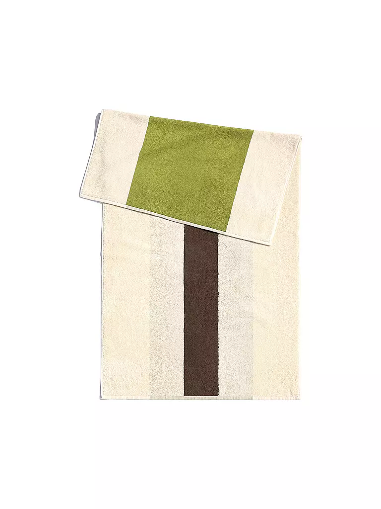 SUITE702 | Toalla 50x100cm MARTENS AND MARTENS Marrón/Lima | Verde