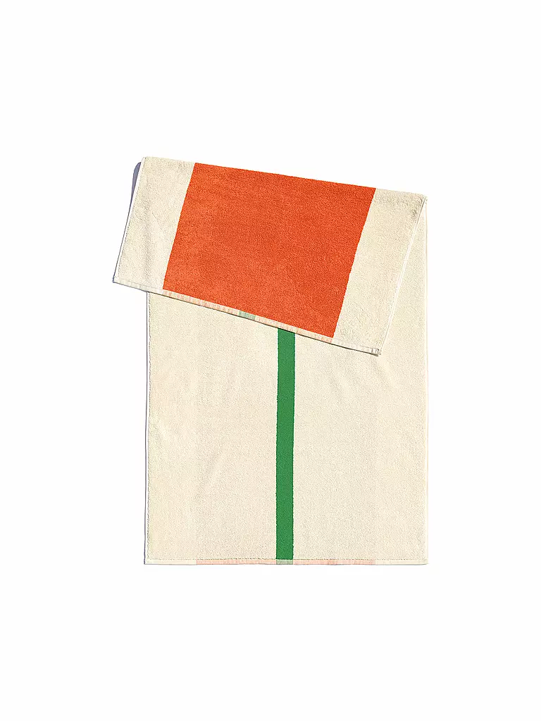 SUITE702 | Toalla 50x100cm MARTENS AND MARTENS Naranja/Verde | Naranja