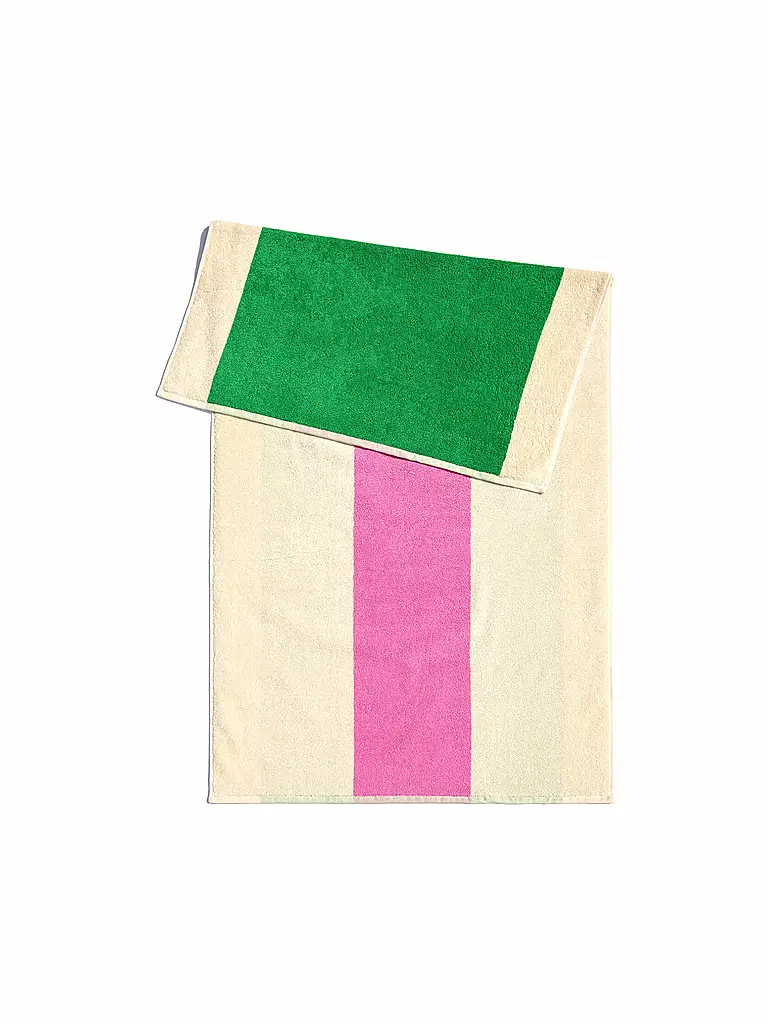 SUITE702 | Toalla de ducha 70x140cm MARTENS AND MARTENS Rosa/Verde | Verde