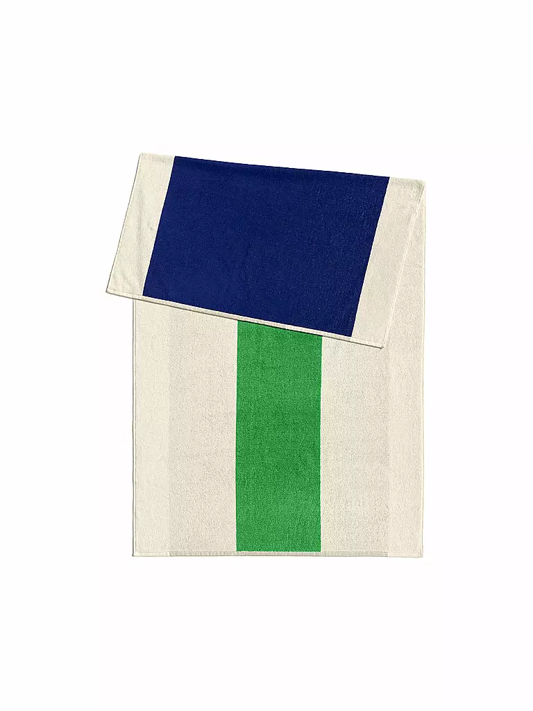 SUITE702 | Toalla de playa 90x180cm MARTENS AND MARTENS Azul Real/Verde | Azul oscuro