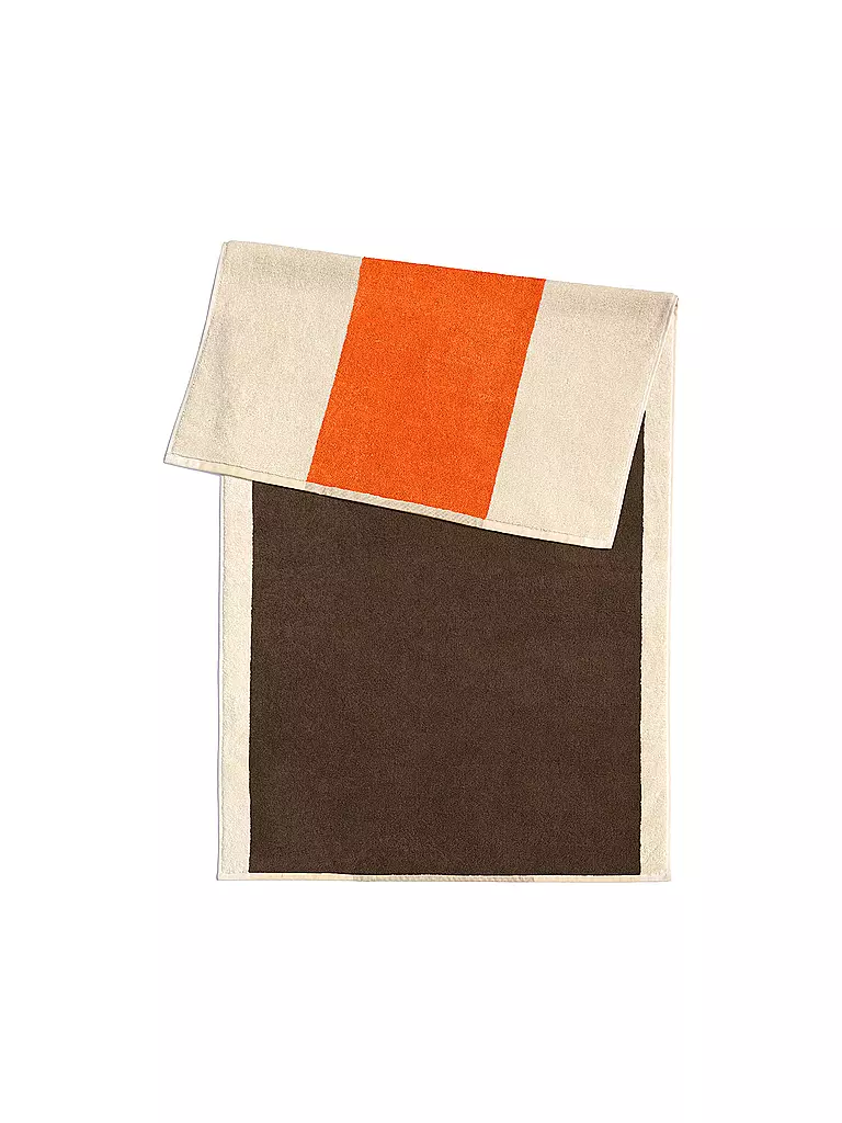 SUITE702 | Toalla de playa 90x180cm MARTENS AND MARTENS Naranja/Marrón | Marrón