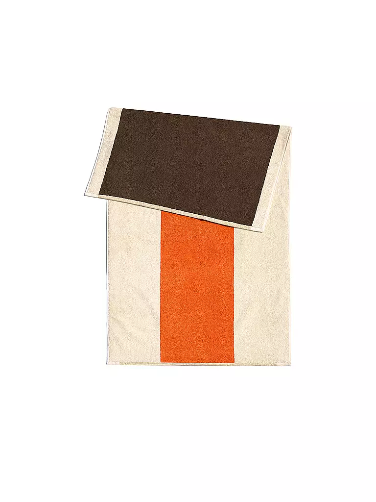 SUITE702 | Toalla de playa 90x180cm MARTENS AND MARTENS Naranja/Marrón | Marrón