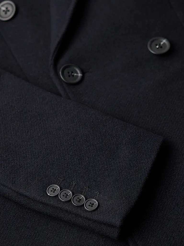 SUPERDRY | Abrigo de lana | Azul oscuro