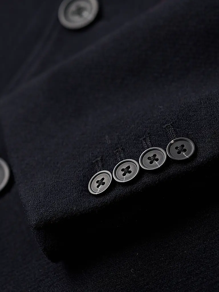 SUPERDRY | Abrigo de lana | Azul oscuro