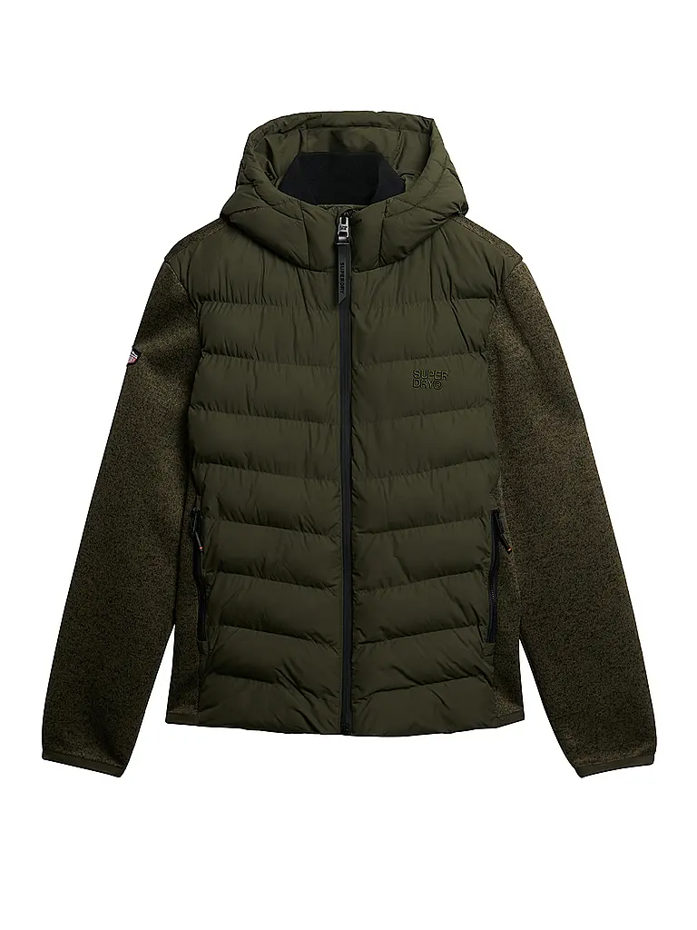 SUPERDRY | Cárdigan con capucha | Oliva