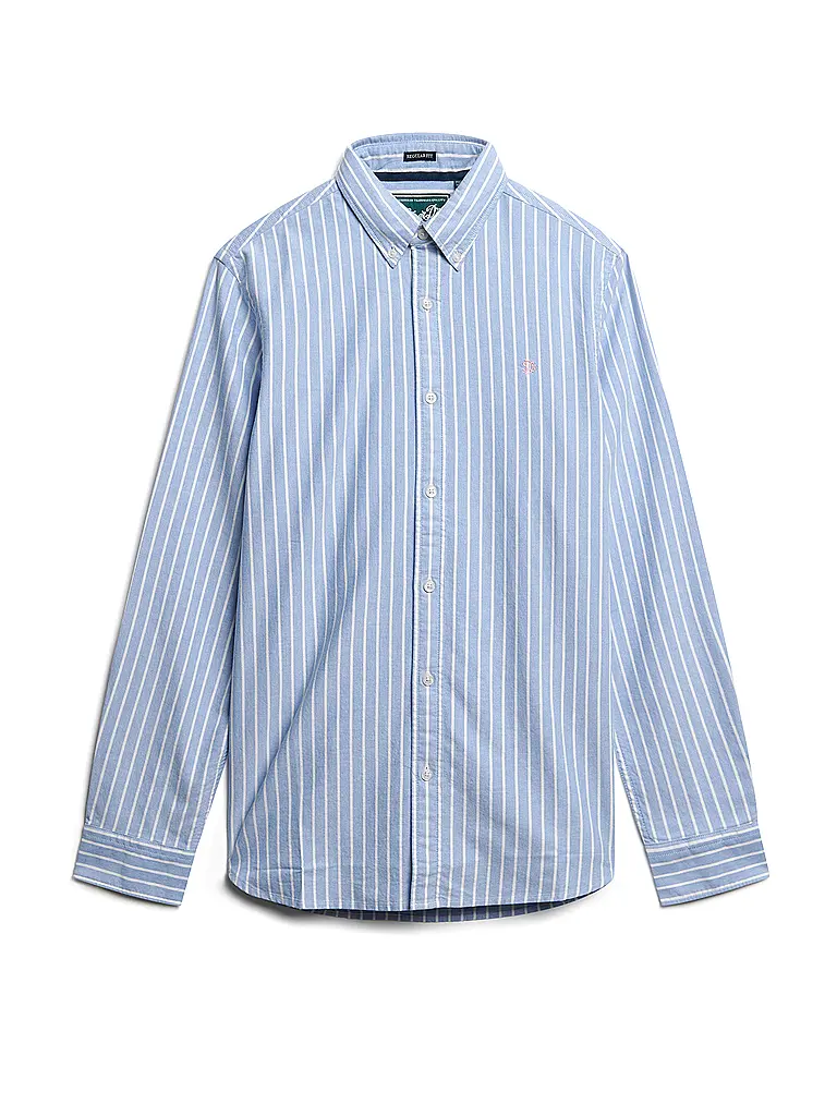 SUPERDRY | Camisa corte casual | Azul