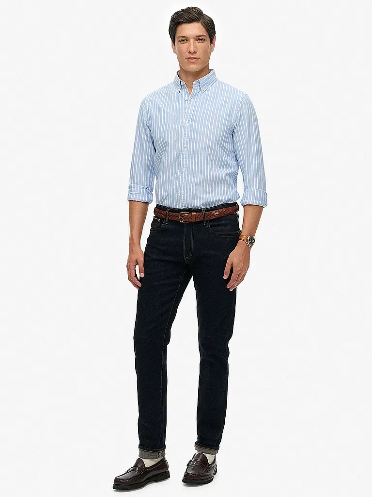 SUPERDRY | Camisa corte casual | Azul
