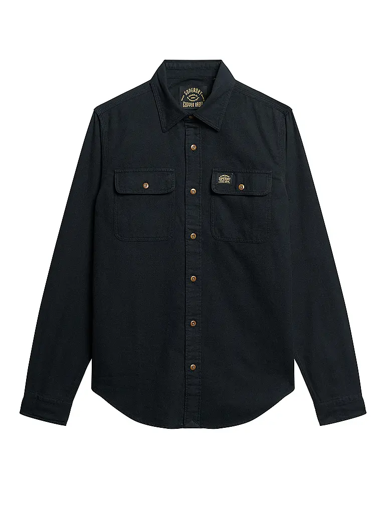 SUPERDRY | Camisa de franela | Negro