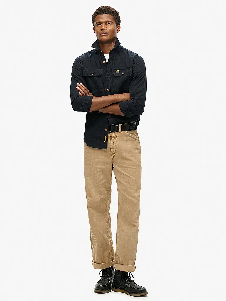 SUPERDRY | Camisa de franela | Negro