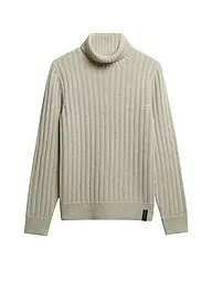 SUPERDRY | Camiseta de cuello alto | Beige
