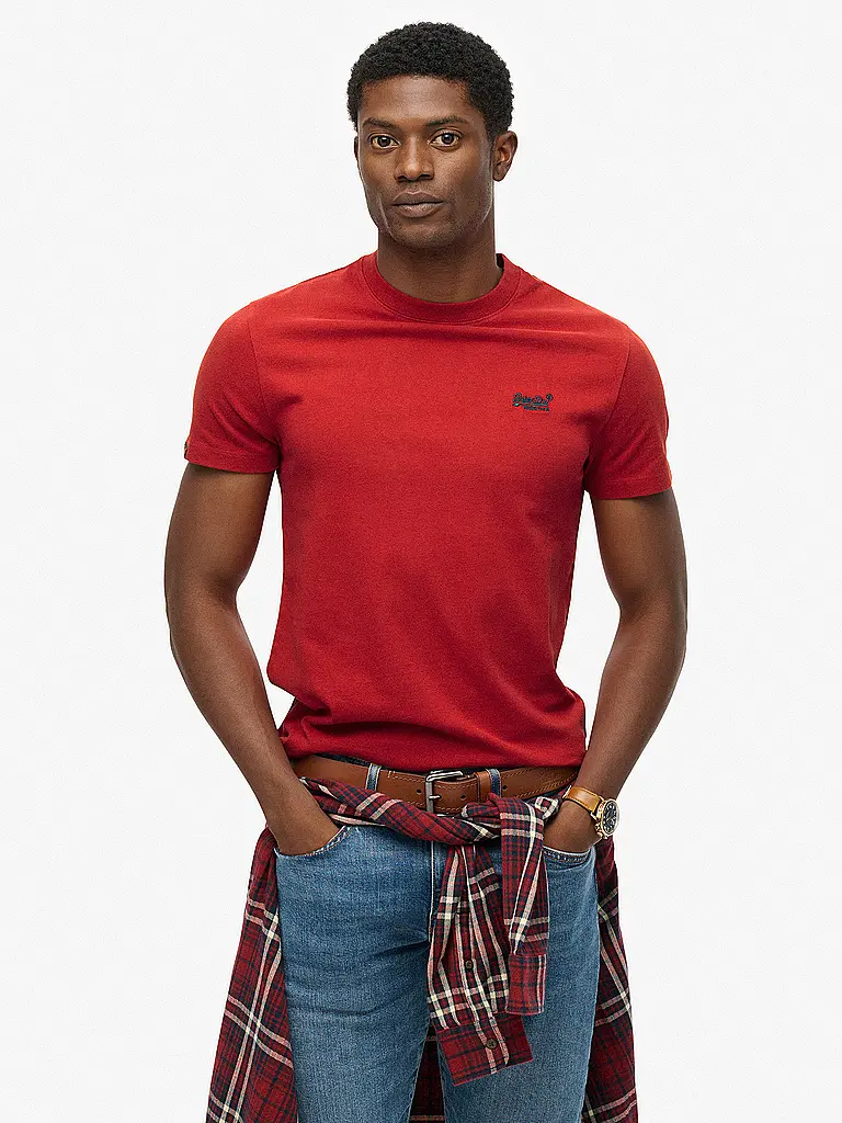 SUPERDRY | Camiseta | Rojo