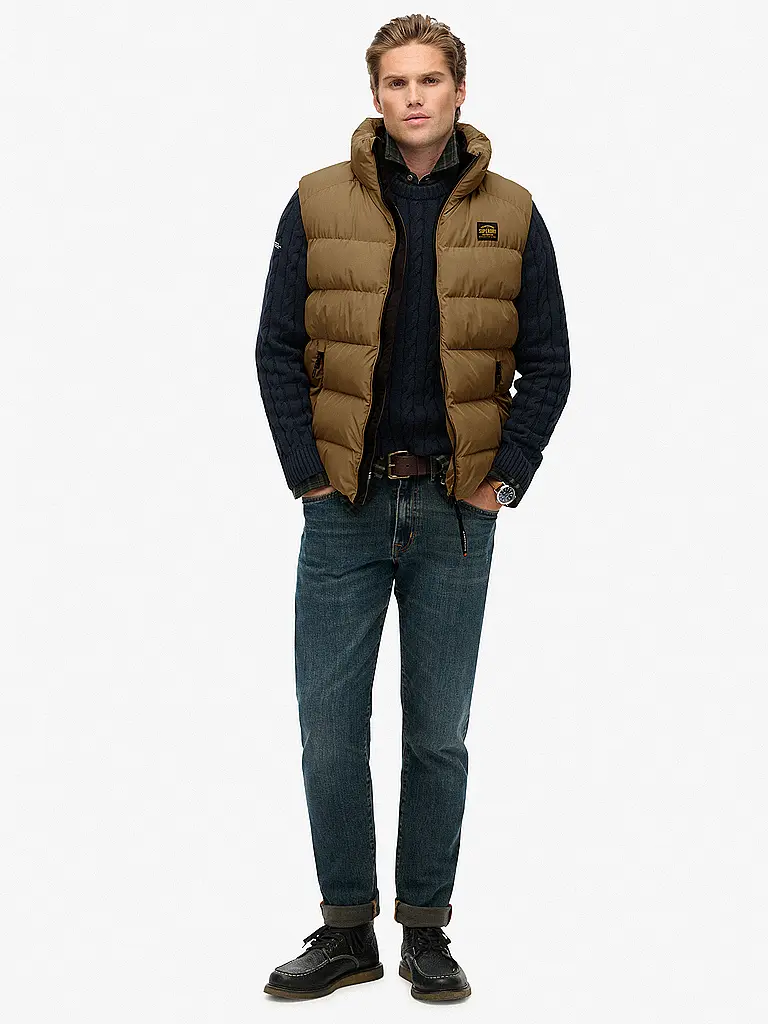 SUPERDRY | Chaleco acolchado | Gris