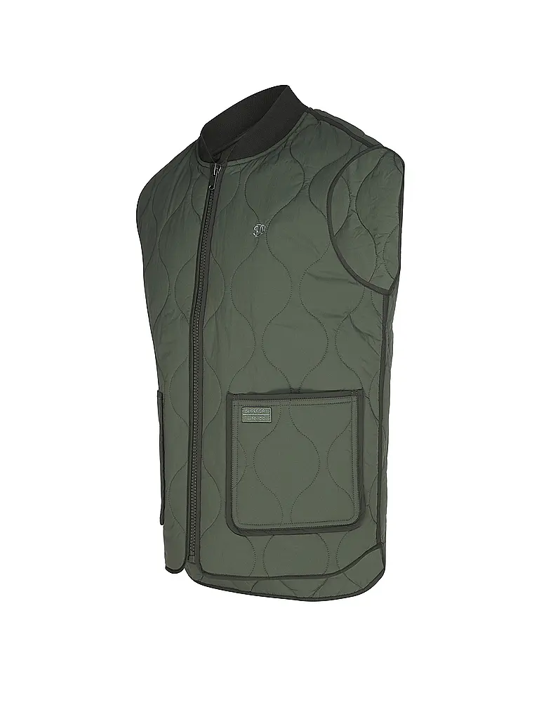 SUPERDRY | Chaleco acolchado | Verde