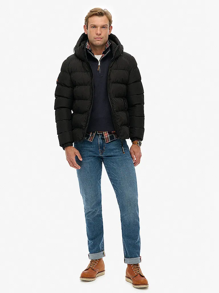 SUPERDRY | Chaqueta acolchada | Negro