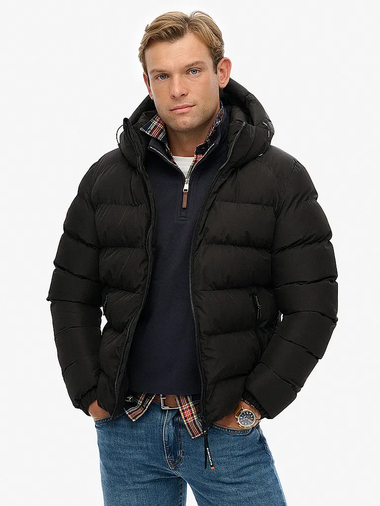 SUPERDRY | Chaqueta acolchada | Negro
