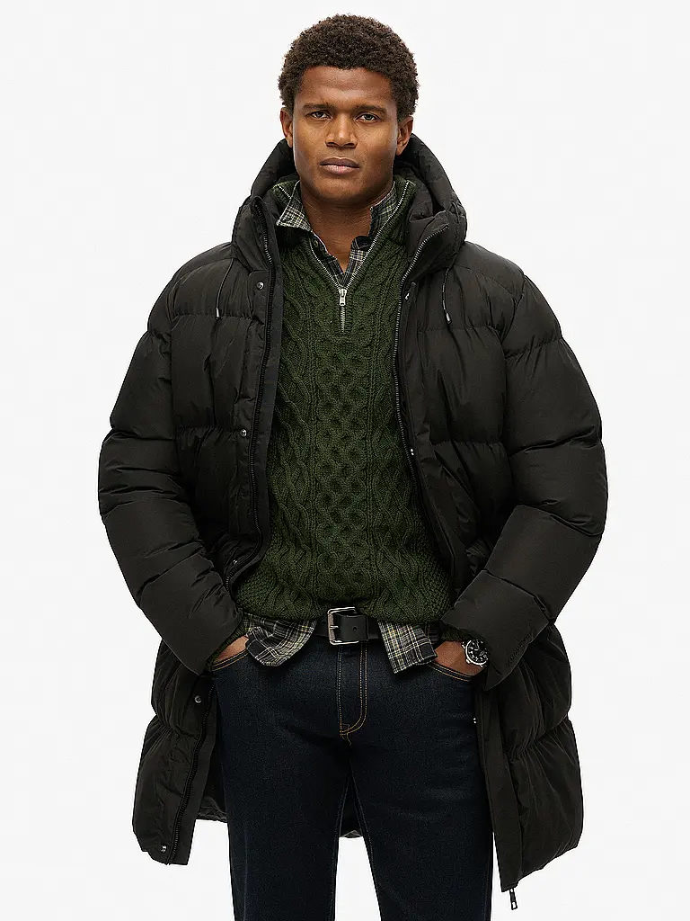 SUPERDRY | Chaqueta acolchada | Negro