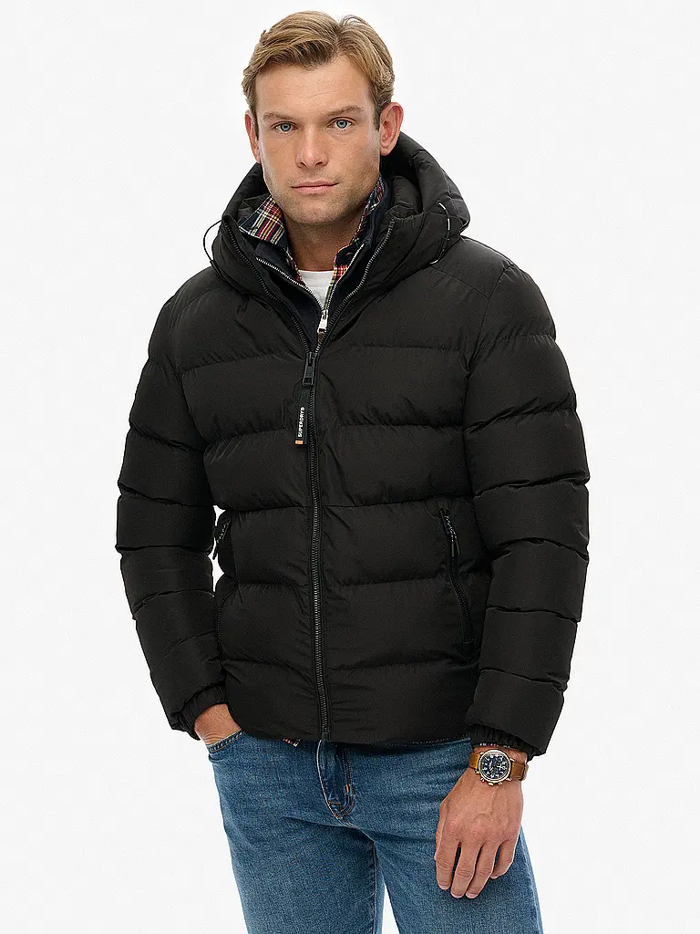 SUPERDRY | Chaqueta acolchada | Negro