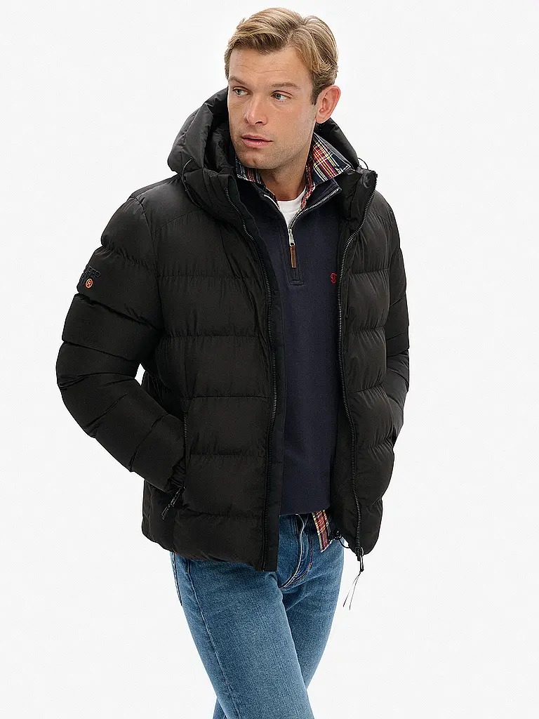 SUPERDRY | Chaqueta acolchada | Negro