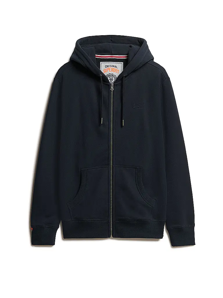 SUPERDRY | Chaqueta de felpa | Azul oscuro