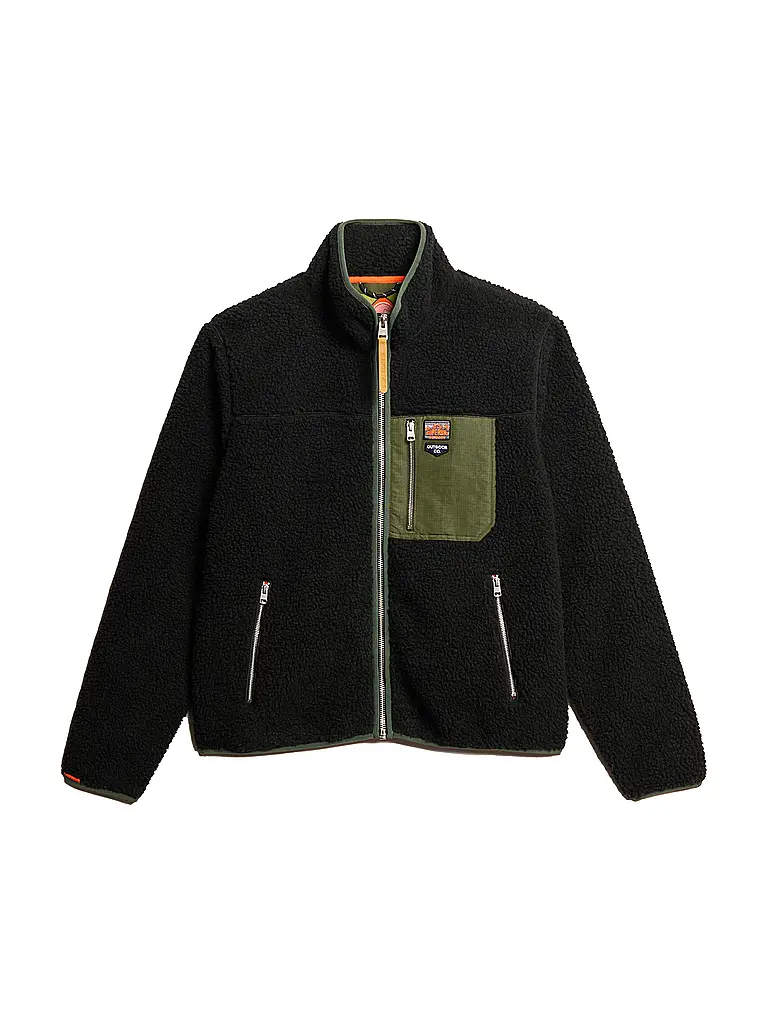 SUPERDRY | Chaqueta de forro polar | Negro