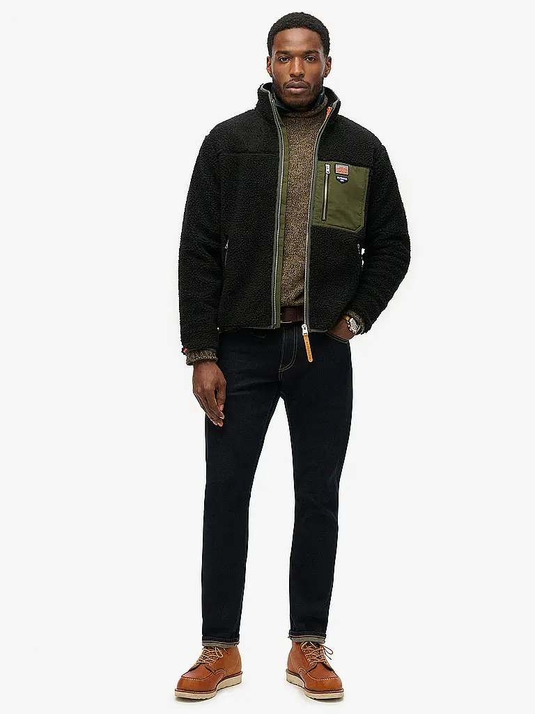 SUPERDRY | Chaqueta de forro polar | Negro