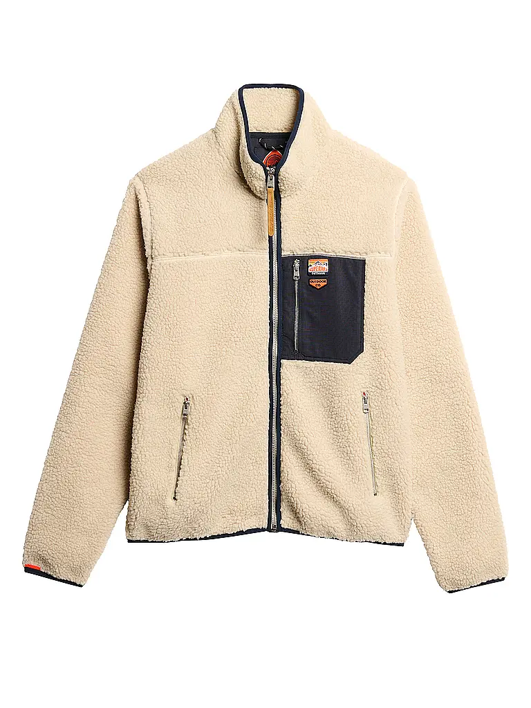 SUPERDRY | Fleecejacke | Beige