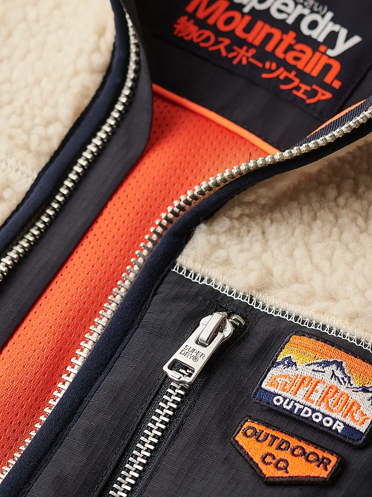 SUPERDRY | Fleecejacke | Beige