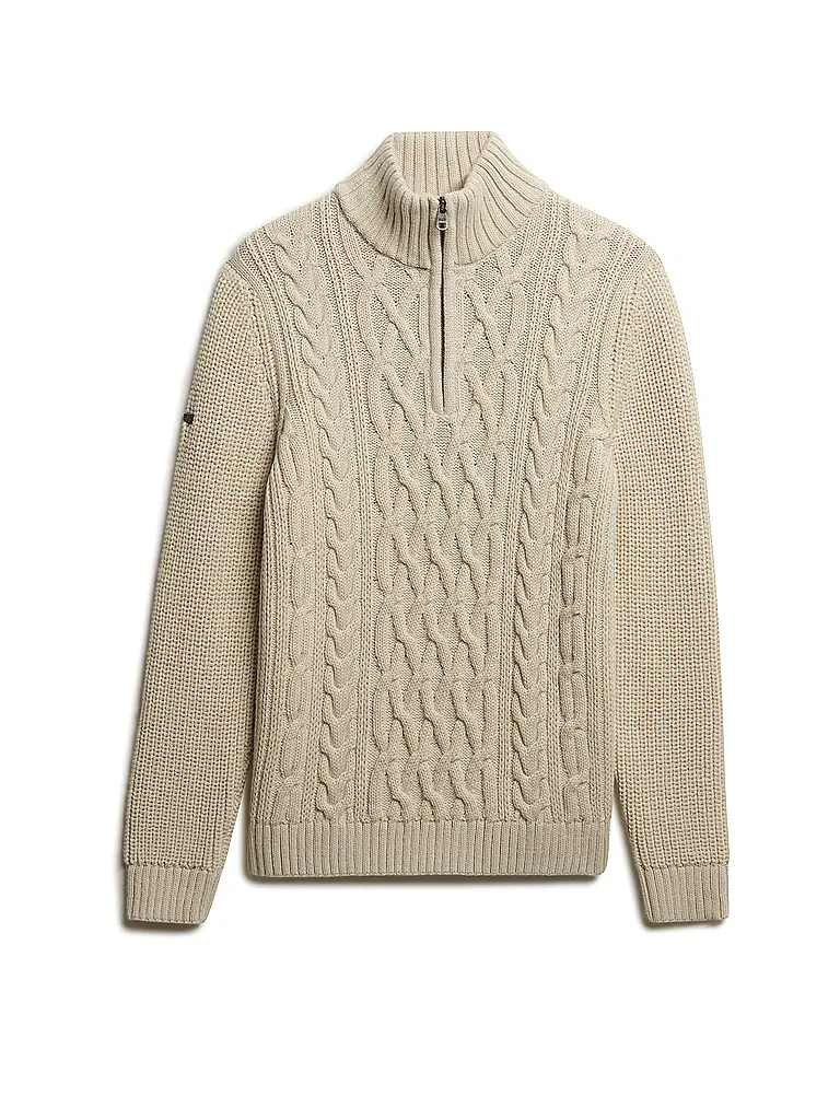 SUPERDRY | Jersey Troyer JACOB | Beige