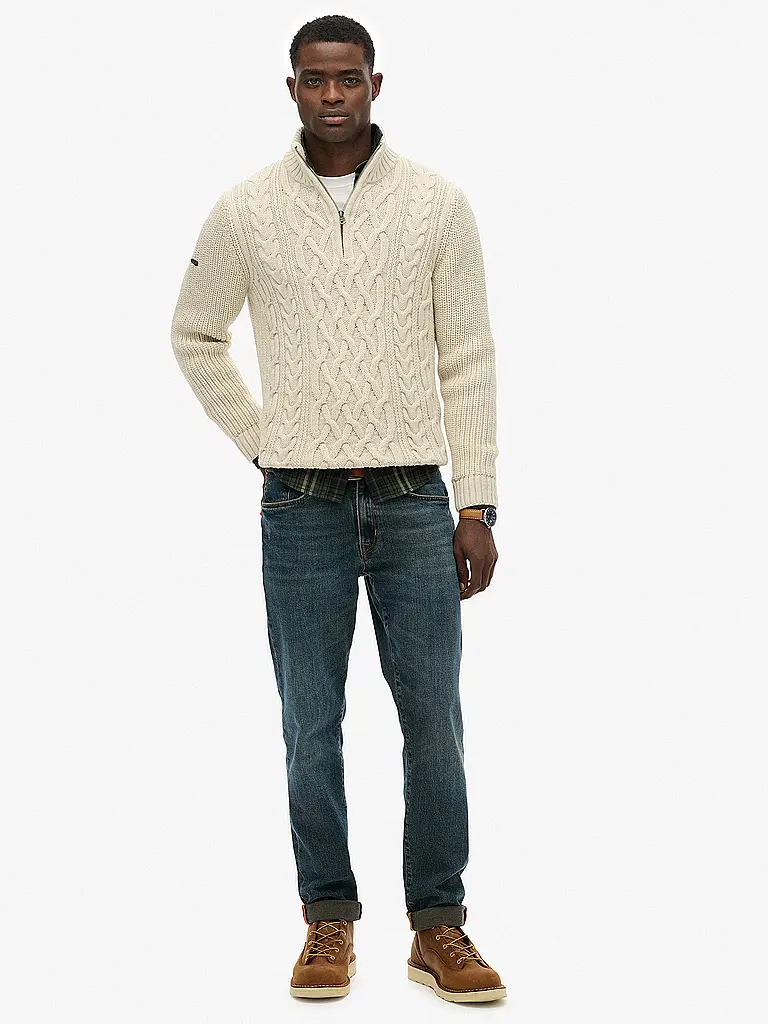 SUPERDRY | Jersey Troyer JACOB | Beige