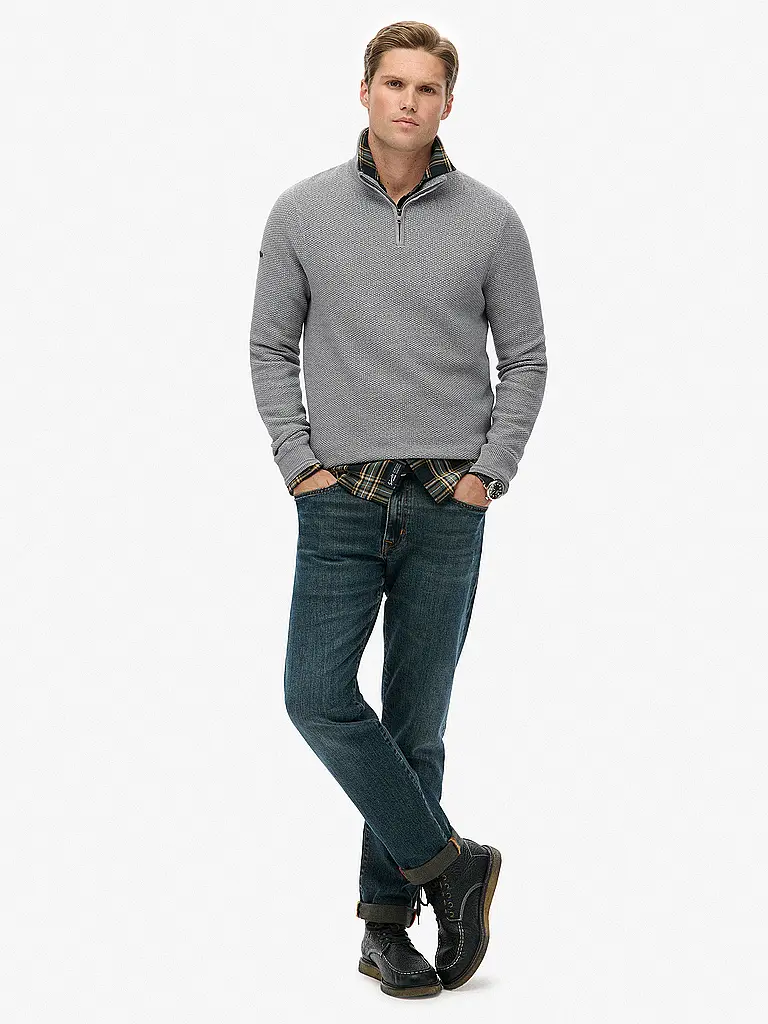SUPERDRY | Jersey Troyer | Gris claro