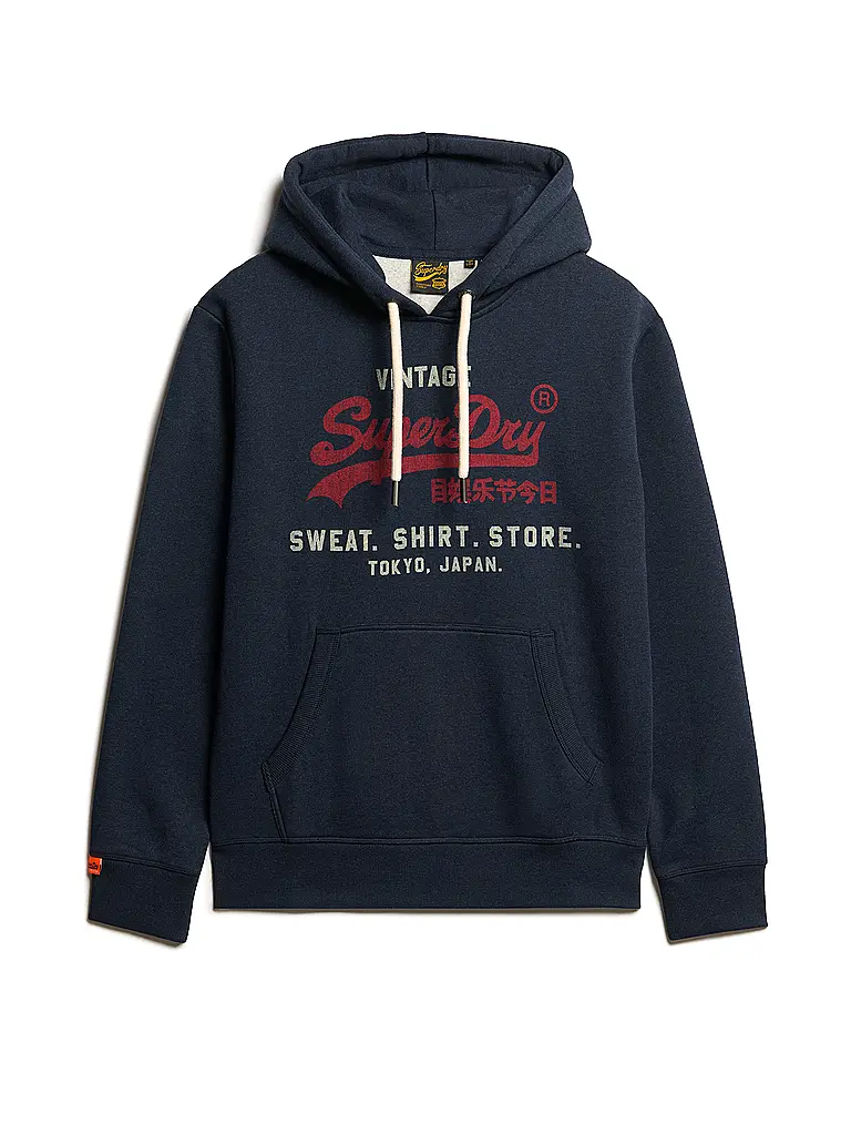 SUPERDRY | Kapuzensweater - Hoodie | Azul oscuro