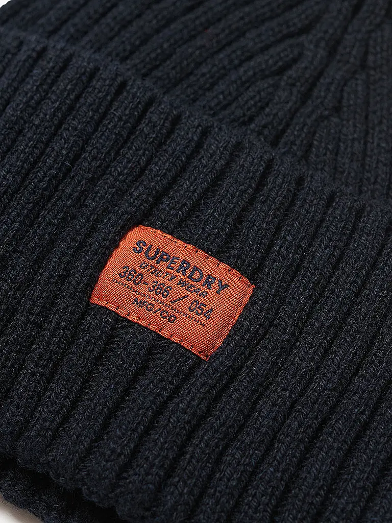 SUPERDRY | Mütze - Haube  | Azul oscuro