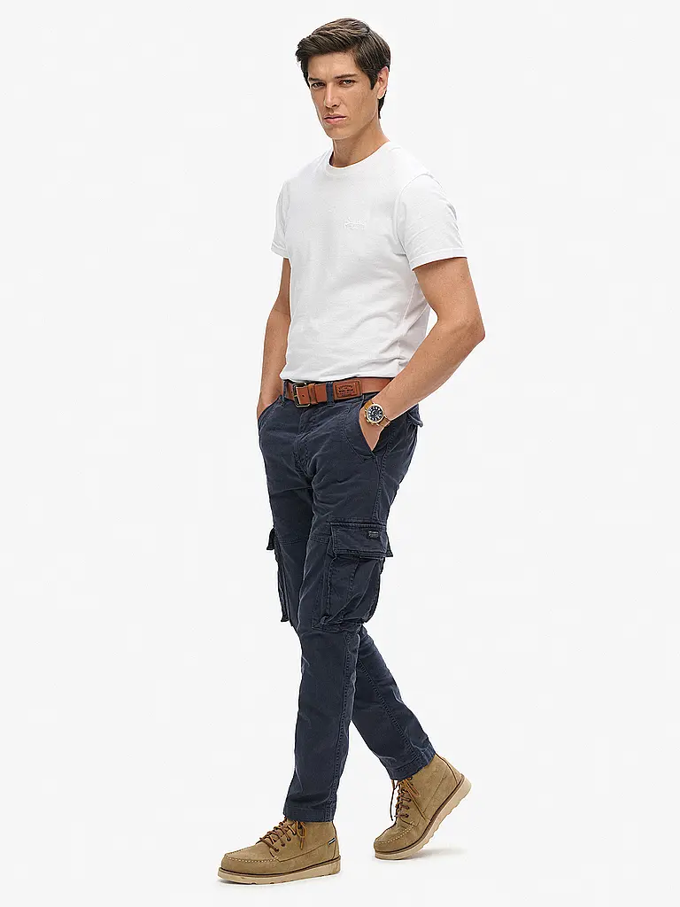 SUPERDRY | Pantalones cargo | Azul oscuro