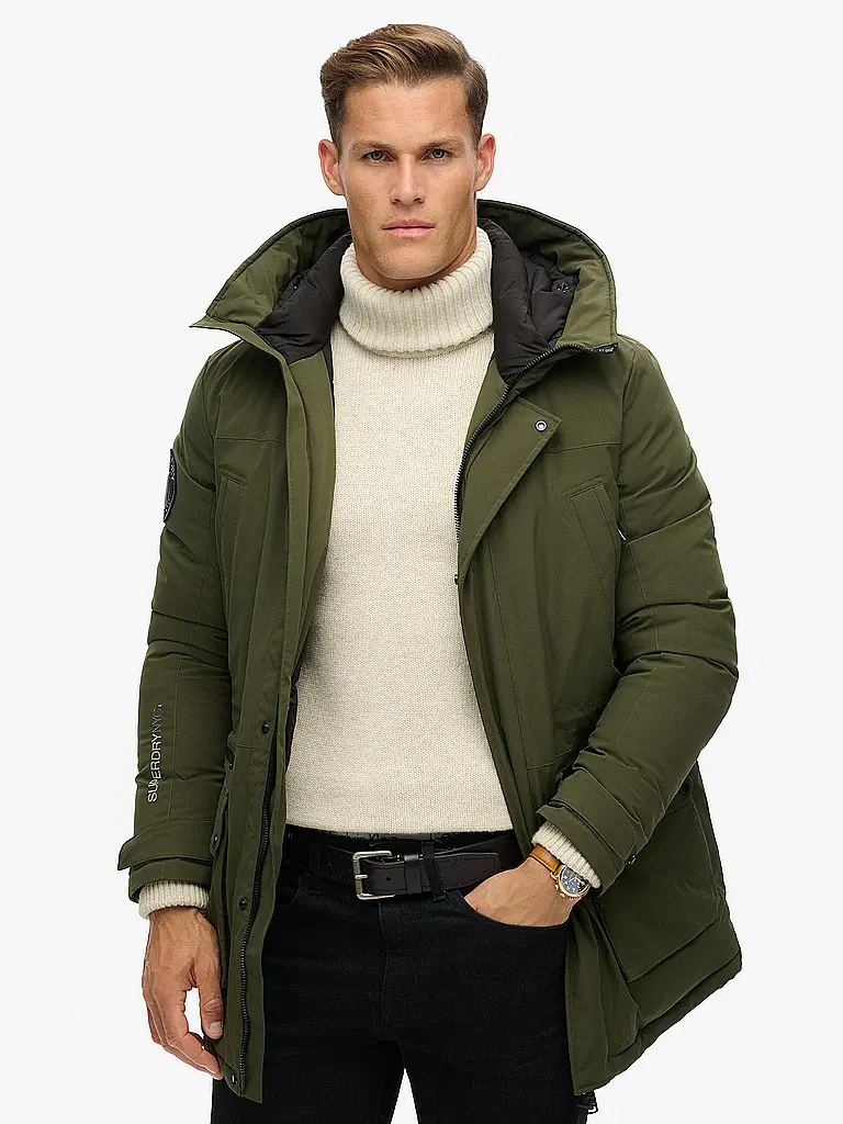 SUPERDRY | Parka CITY PADDED | Verde oscuro