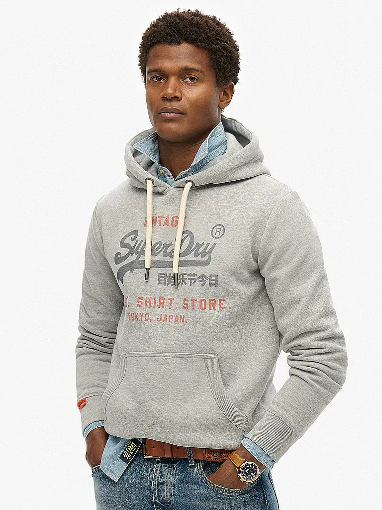 SUPERDRY | Produktname: Sudadera con capucha - Hoodie | Gris
