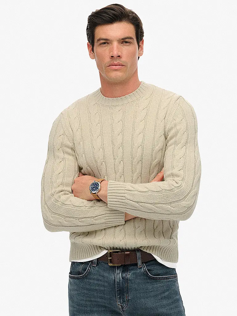 SUPERDRY | Pullover | Beige