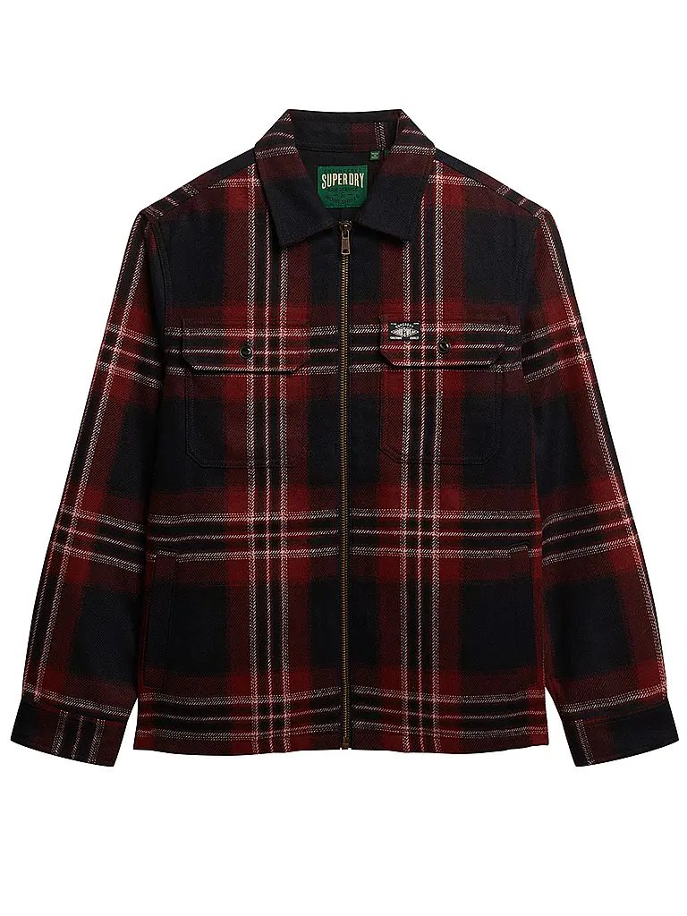 SUPERDRY | Sobrecamisa | Azul oscuro