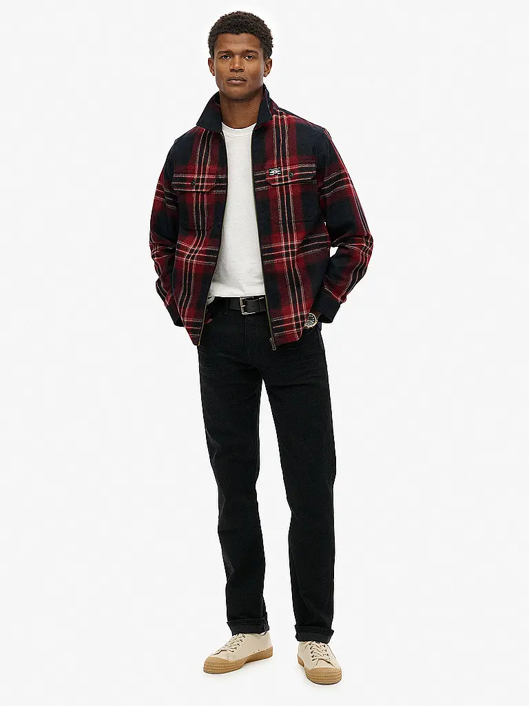 SUPERDRY | Sobrecamisa | Azul oscuro