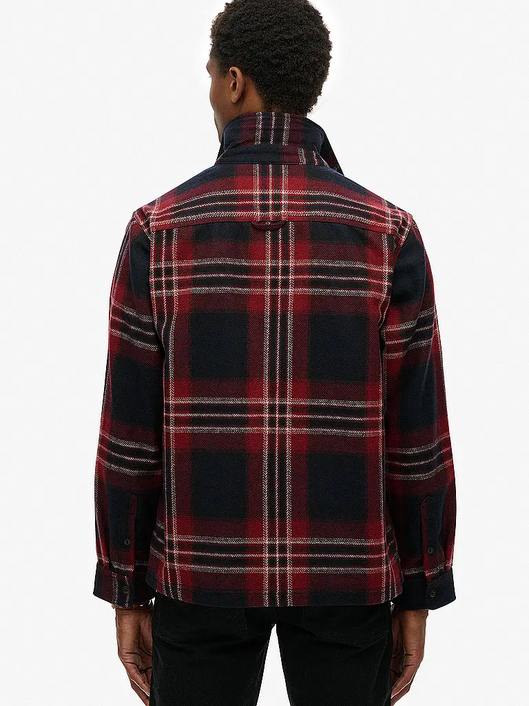 SUPERDRY | Sobrecamisa | Azul oscuro