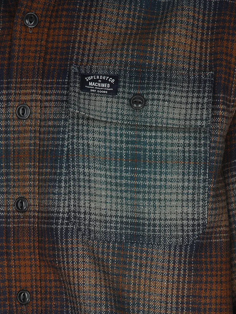 SUPERDRY | Sobrecamisa | Marrón