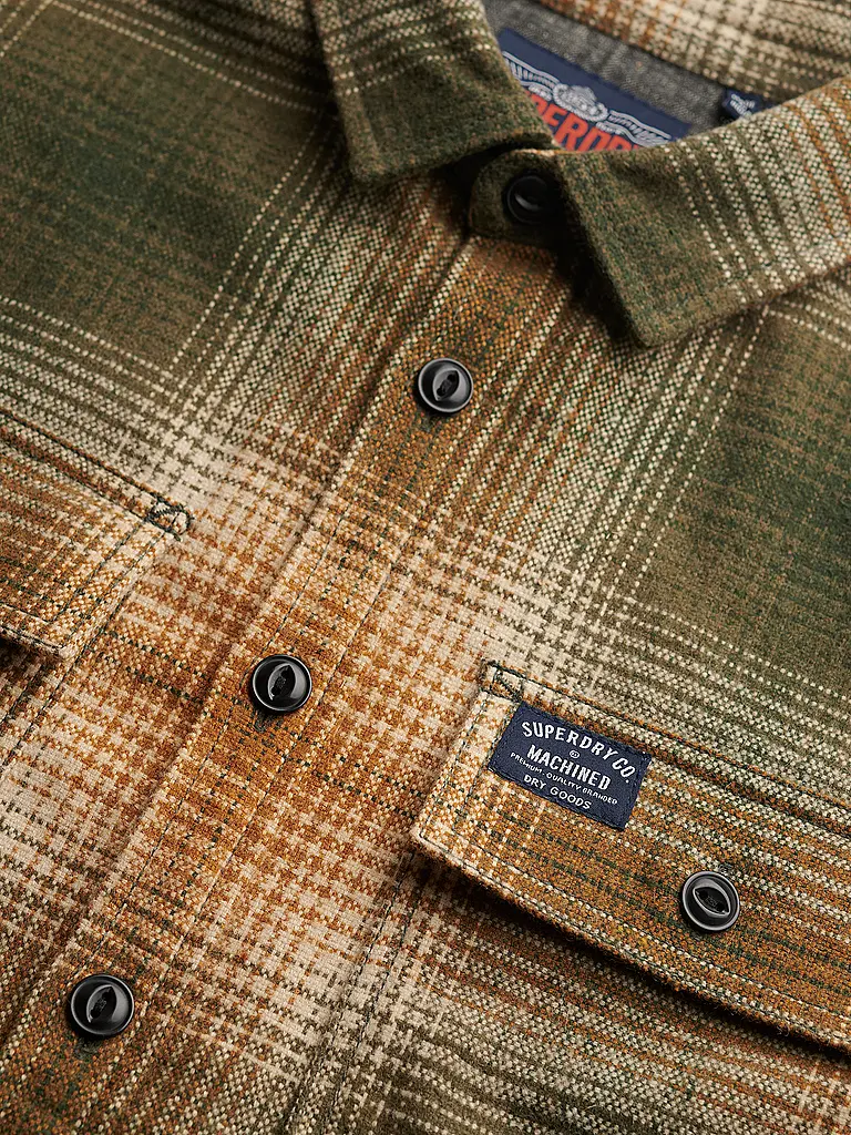 SUPERDRY | Sobrecamisa | Marrón claro