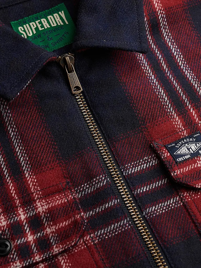 SUPERDRY | Sobrecamisa | Azul oscuro