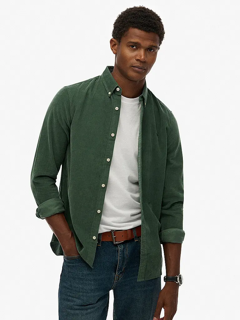 SUPERDRY | Sobrecamisa | Verde